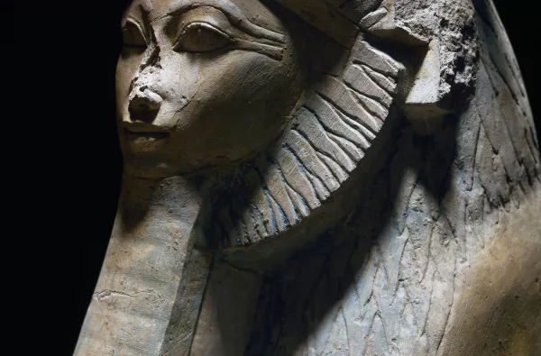 Sphinx de la reine Hatchepsout,1479,1458 av. J.-C, granit, Musée égyptien, Le Caire